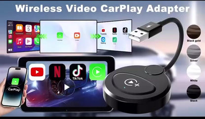 Adaptateur sans fil Carplay avec Youtube/Netflix/Tiktok, USB